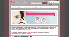 Desktop Screenshot of perle-de-jument.com