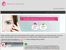 Tablet Screenshot of perle-de-jument.com